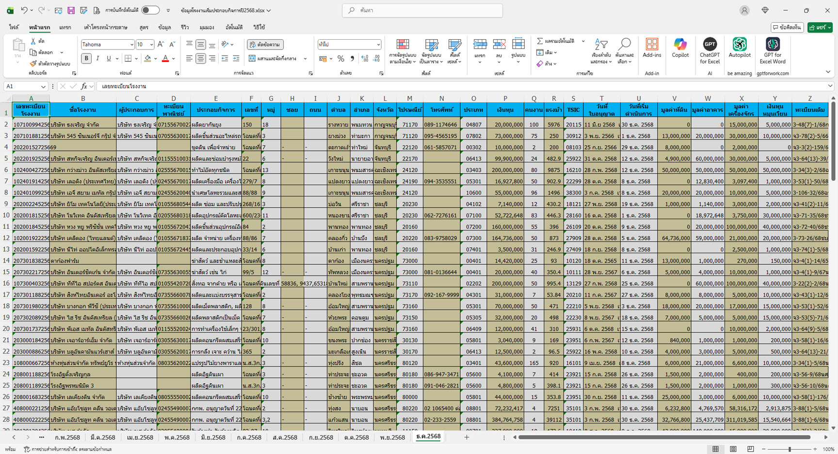 ดูตัวอย่าง - ไฟล์ข้อมูลกลุ่มทั่วไป