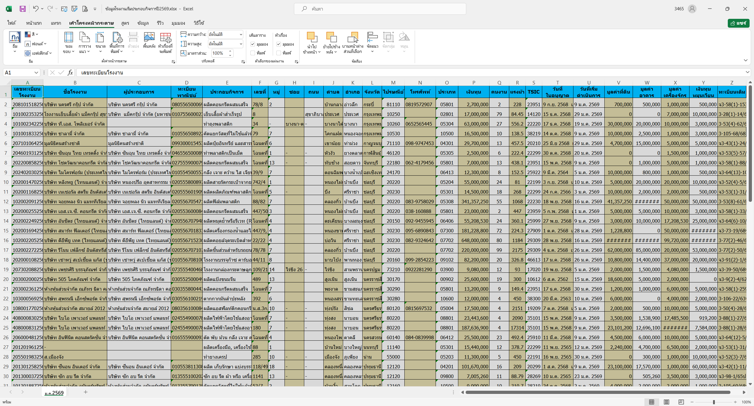 ดูตัวอย่าง - ไฟล์ข้อมูลกลุ่มทั่วไป